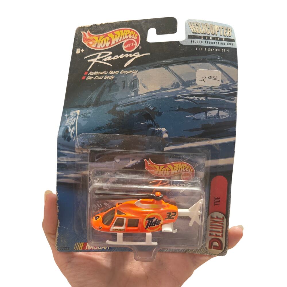 Hot Wheels Racing Helicopter 1999 Scott Pruett #32 Tide Craft 25k 4/4